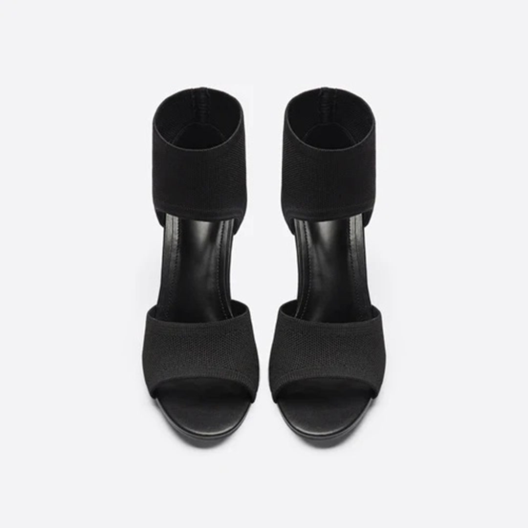 Sandales à Talons Hauts Femme - Bout Ouvert - Cheville Ajustée - Élégantes et Modernes
