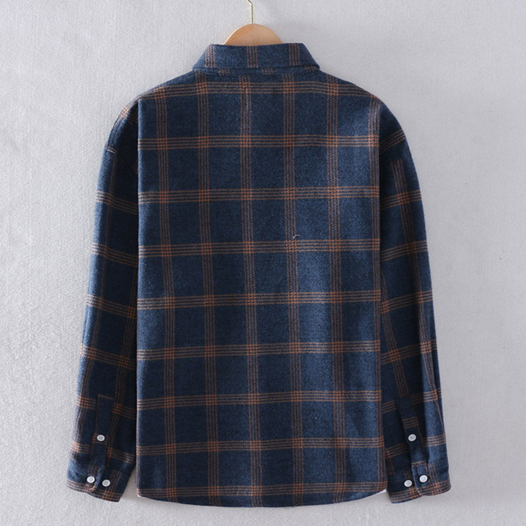 Jules - Chemise décontractée à carreaux pour homme
