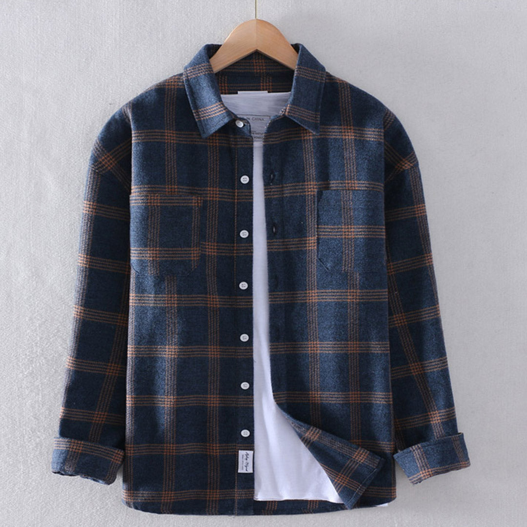 Jules - Chemise décontractée à carreaux pour homme