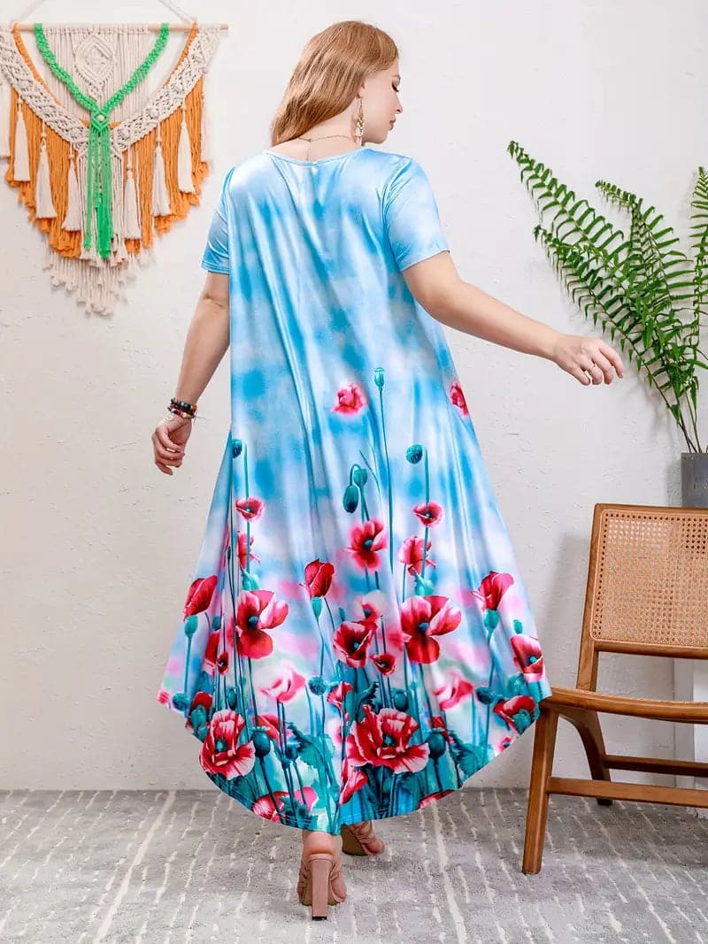 Kara - Robe large à motif coloré