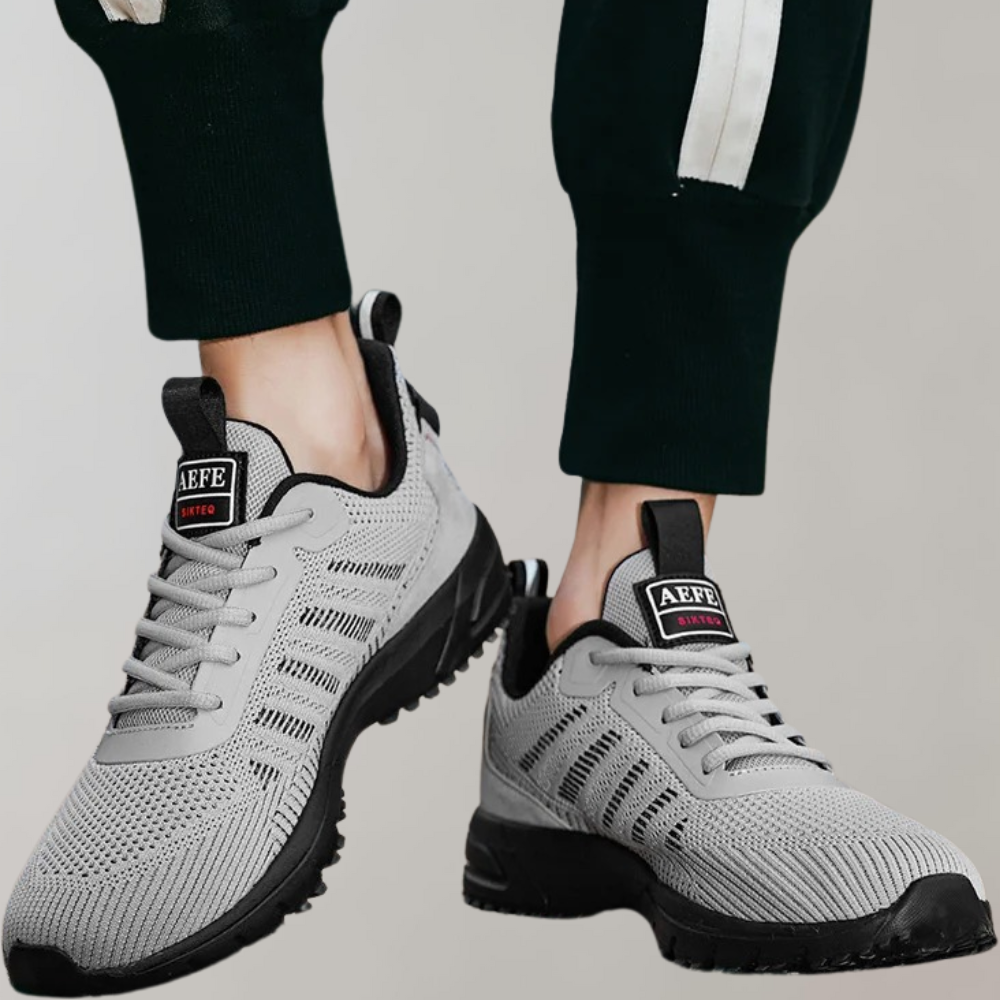 Baskets de Sport Homme - Respirantes - Semelle Antidérapante - Confort Amorti