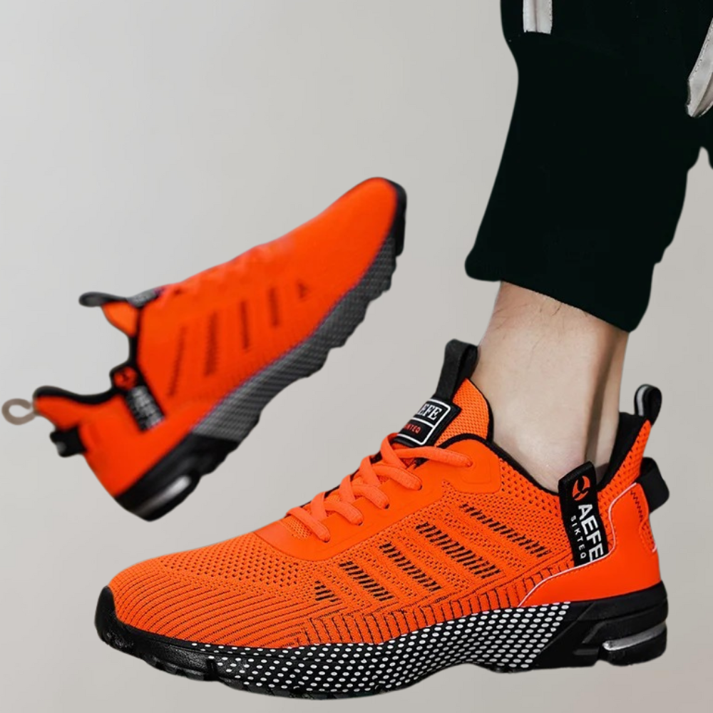Baskets de Sport Homme - Respirantes - Semelle Antidérapante - Confort Amorti