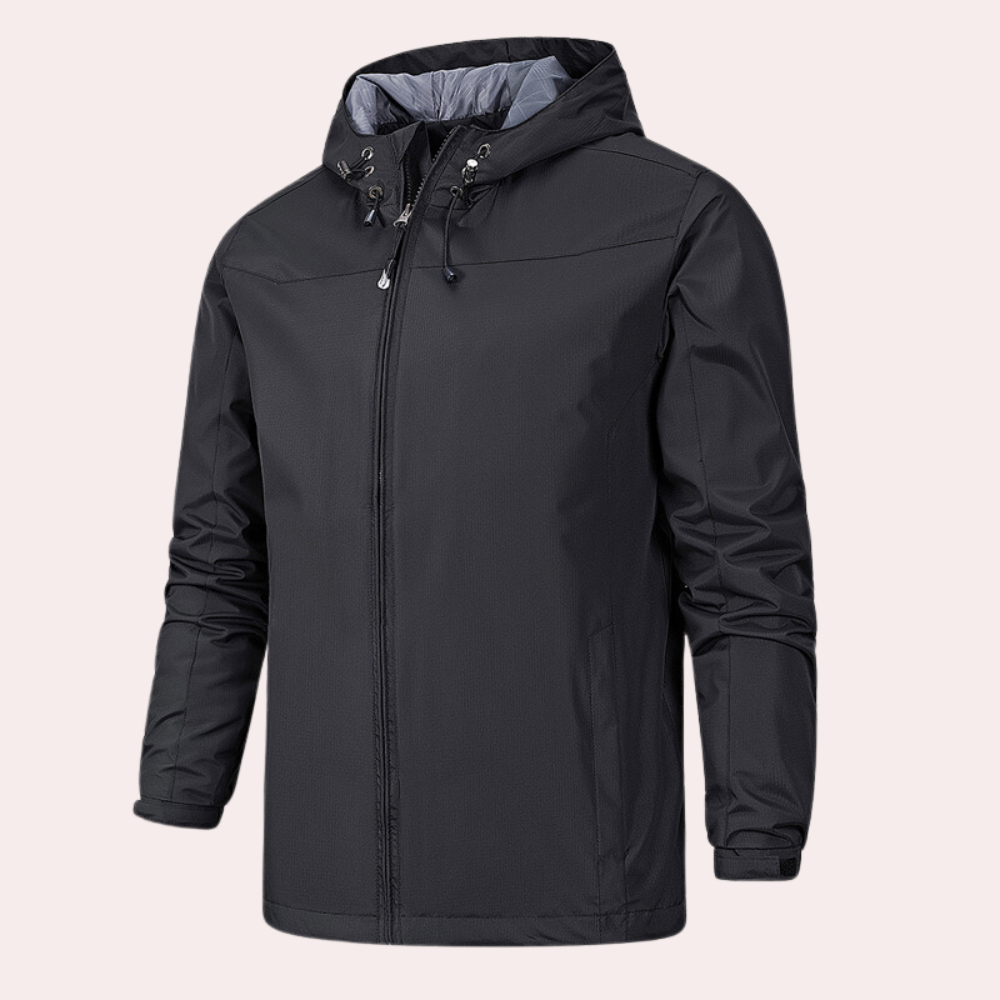 Veste coupe-vent homme – Coupe droite – Légère et déperlante – Capuche ajustable
