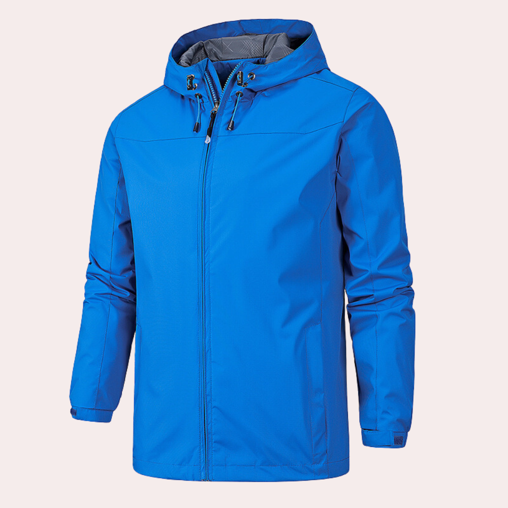 Veste coupe-vent homme – Coupe droite – Légère et déperlante – Capuche ajustable