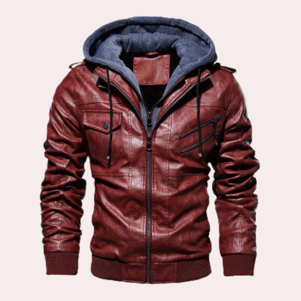 Veste à capuche homme – Coupe structurée – Doublure matelassée – Poches zippées