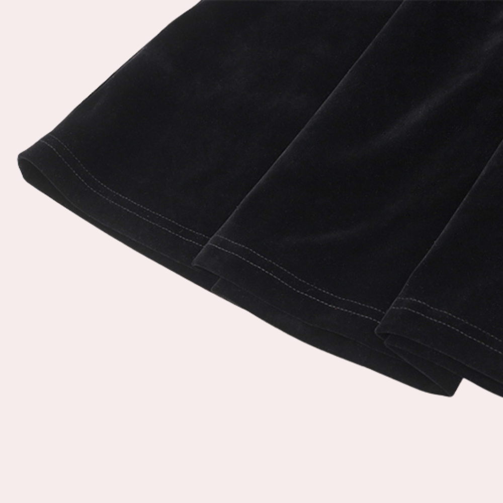 Robe Mini Femme – Velours Luxueux – Sans Bretelles – Coupe Ajustée Élégante