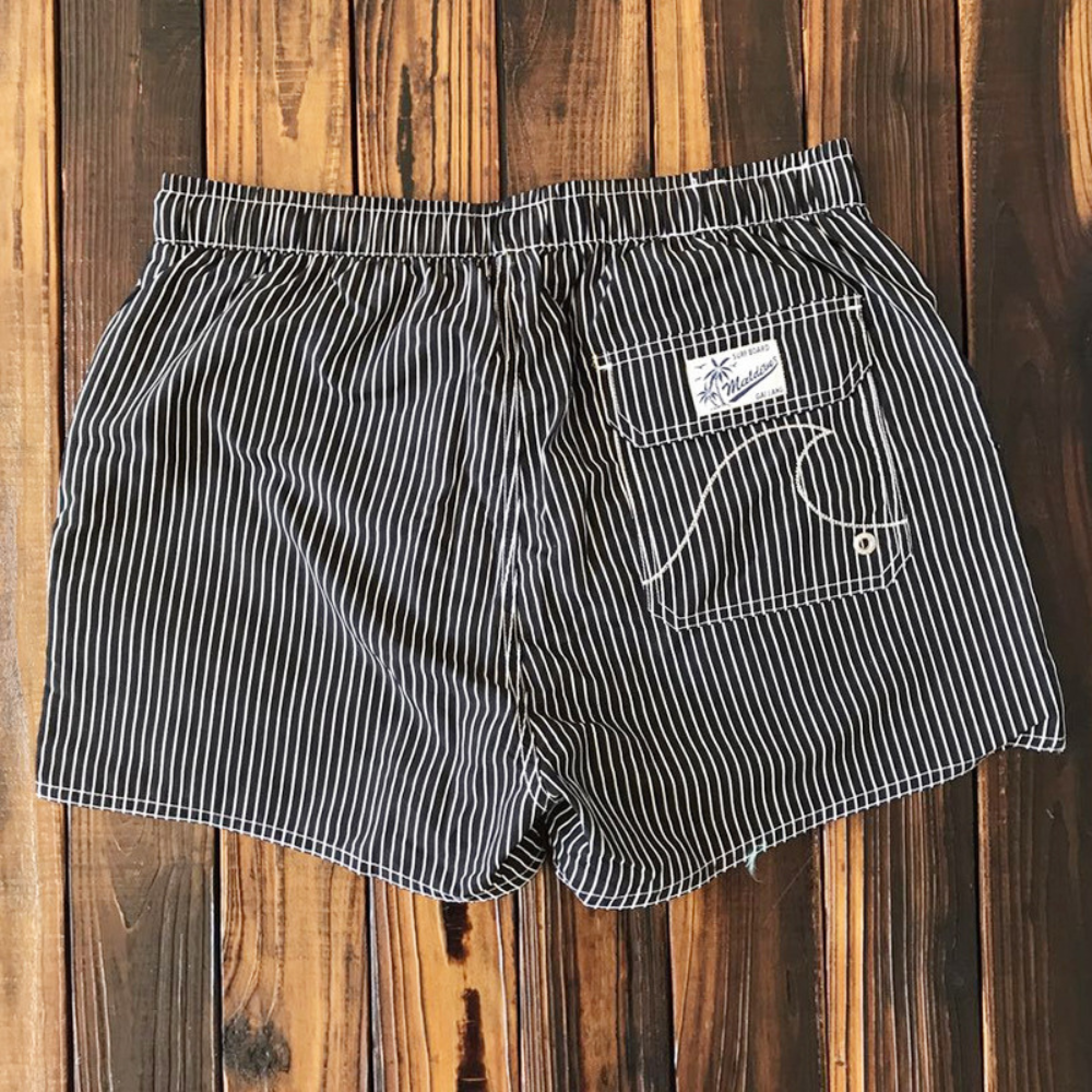 Short de bain homme – Coupe décontractée – Séchage rapide – Tissu respirant – Taille élastique avec cordon