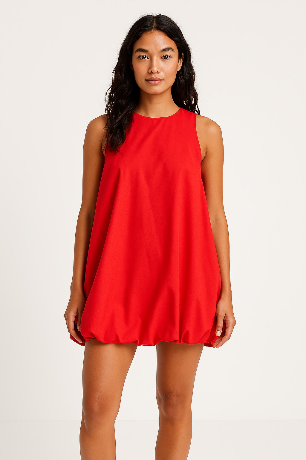 Robe Mini Femme – Coton Respirant – Sans Manches – Dos Nu – Coupe Ample