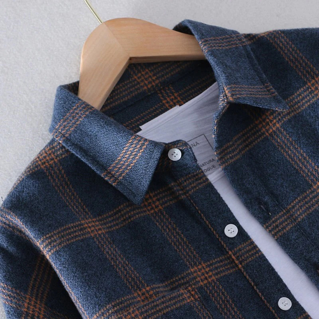 Jules - Chemise décontractée à carreaux pour homme