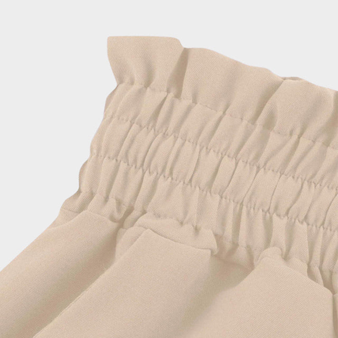 Pantalon Large Femme - Taille Haute - Tissu Fluide - Style Élégant et Confortable