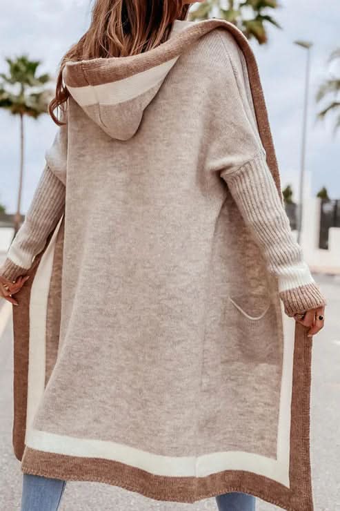Cardigan élégant en velours peluche double face pour femme