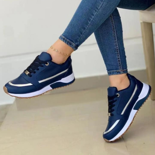 Baskets femme – Maintien voûte plantaire – Semelle amortissante – Respirantes casual