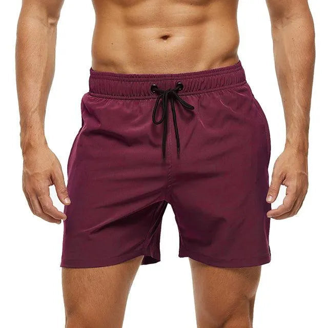 Short de Bain Homme - Taille Élastique avec Cordon - Léger et Respirant - Coupe Confortable