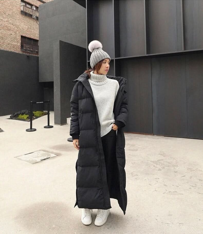Chic, Élégant, Confortable Long Puffer Coat pour Femmes