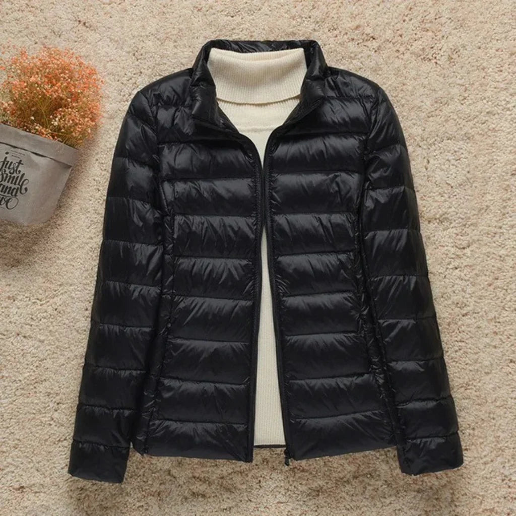 Veste matelassée femme – Coupe régulière – Tissu déperlant – Longueur hanches