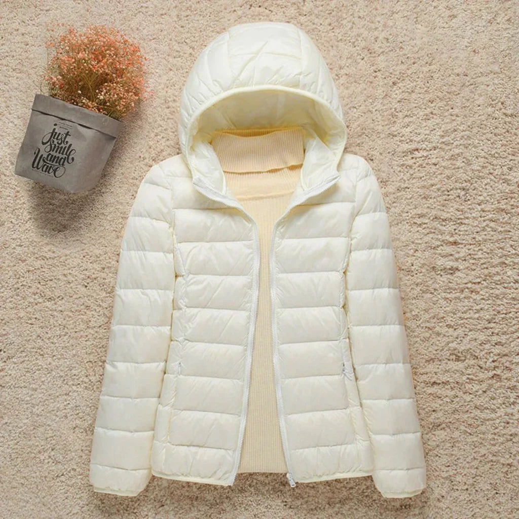 Veste matelassée femme – Coupe régulière – Tissu déperlant – Longueur hanches