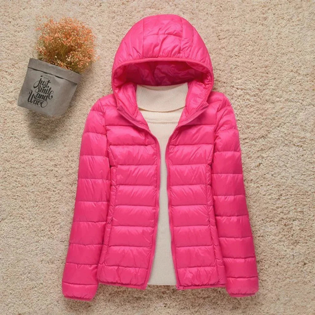 Veste matelassée femme – Coupe régulière – Tissu déperlant – Longueur hanches