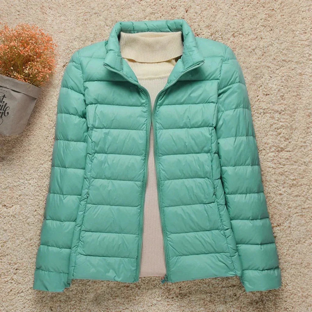 Veste matelassée femme – Coupe régulière – Tissu déperlant – Longueur hanches