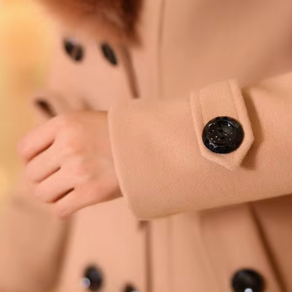 Trench élégant, chaud, sophistiqué pour femme