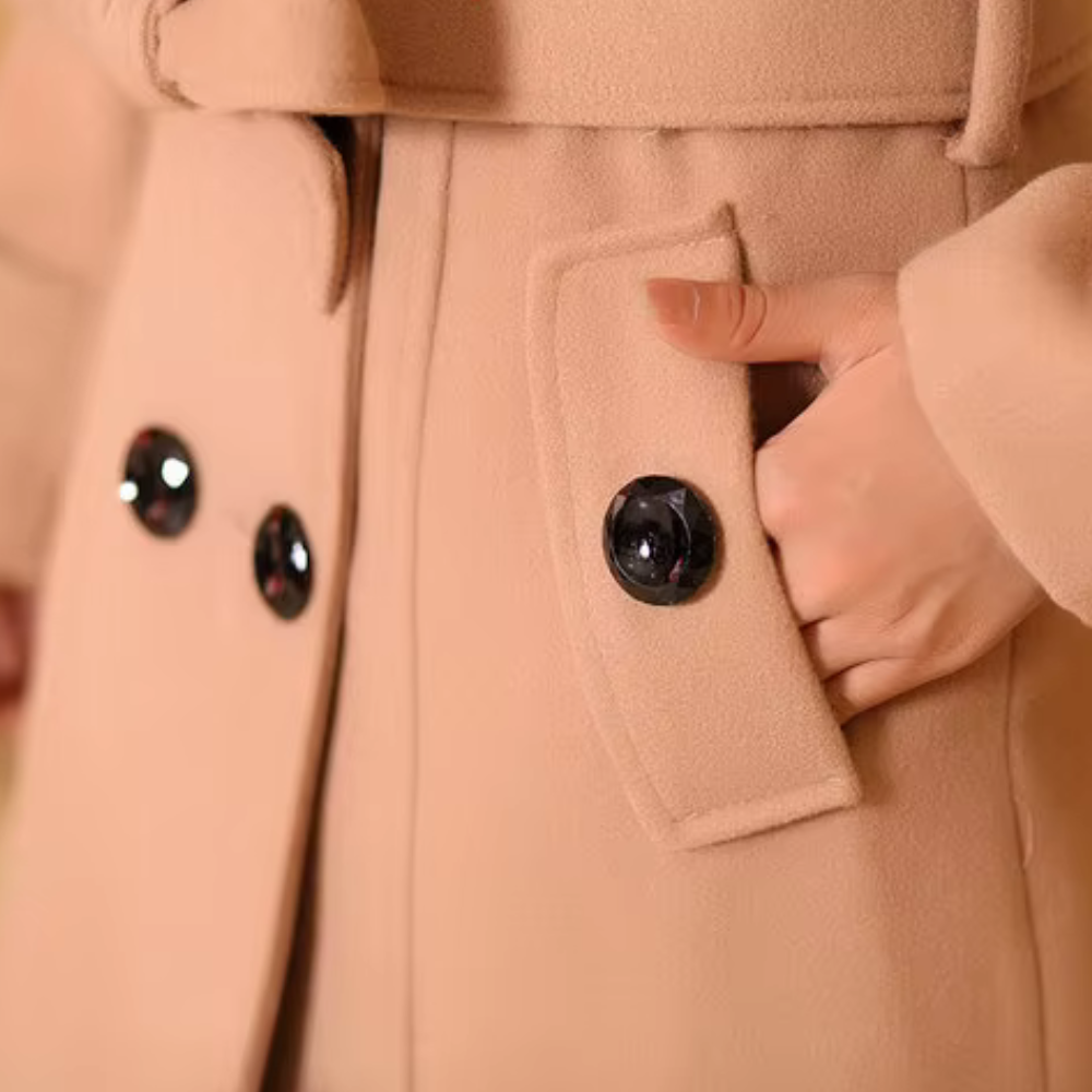 Trench élégant, chaud, sophistiqué pour femme