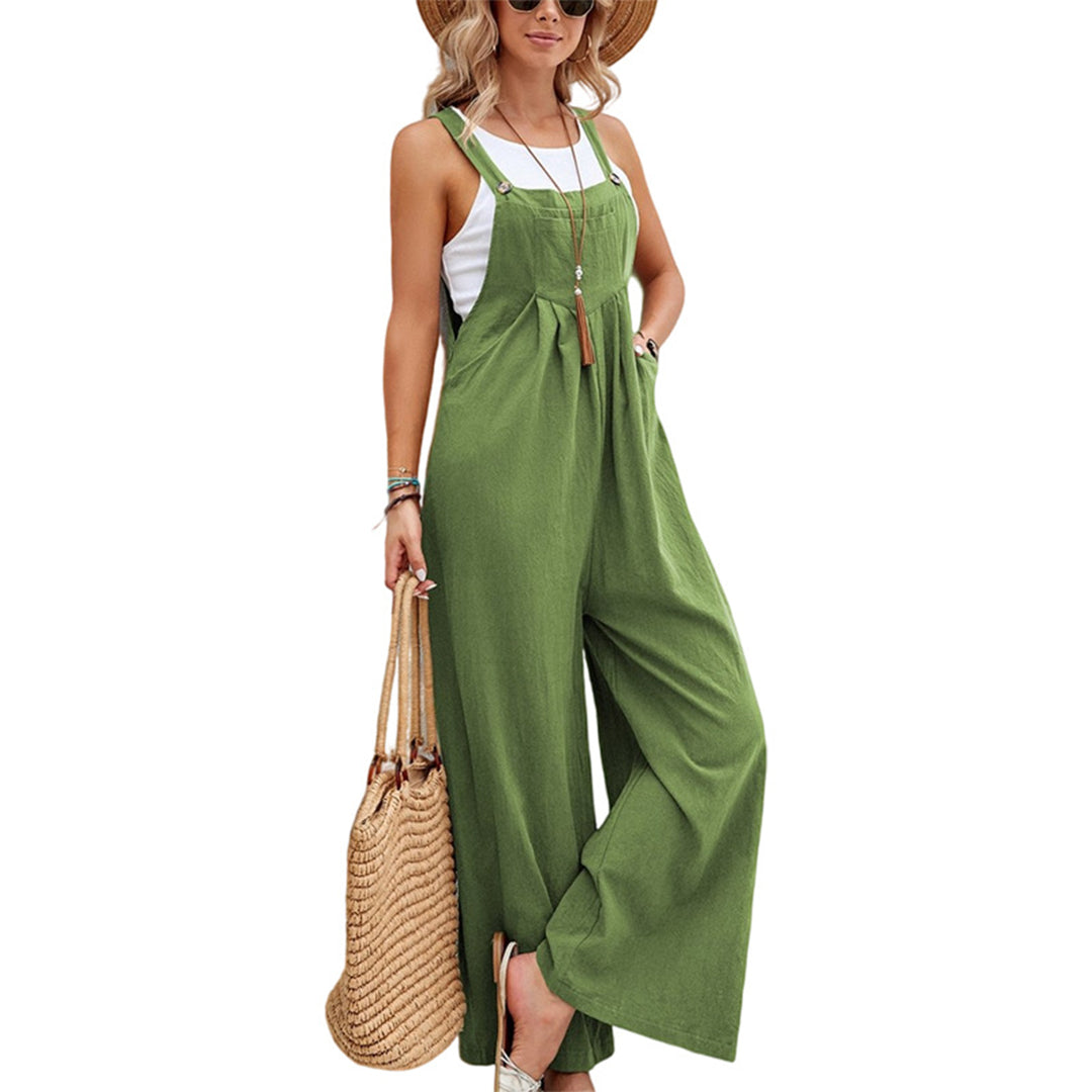 Salopette Femme - Large et Confortable - Bretelles Réglables - Style Décontracté