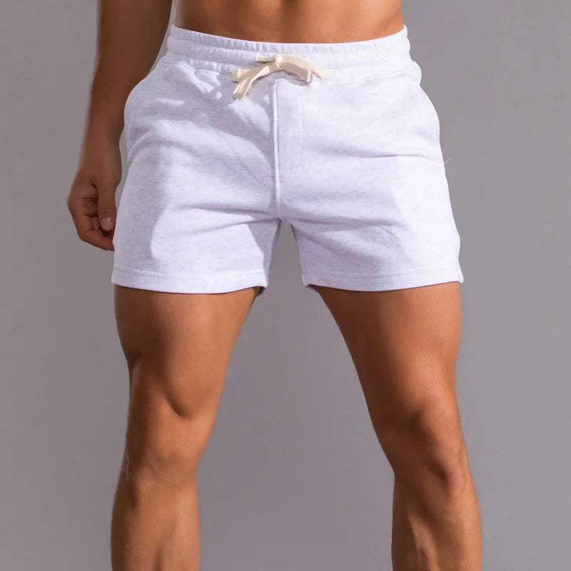 Short de Sport Homme - Taille Élastique avec Cordon - Confortable et Respirant - Poches Pratiques