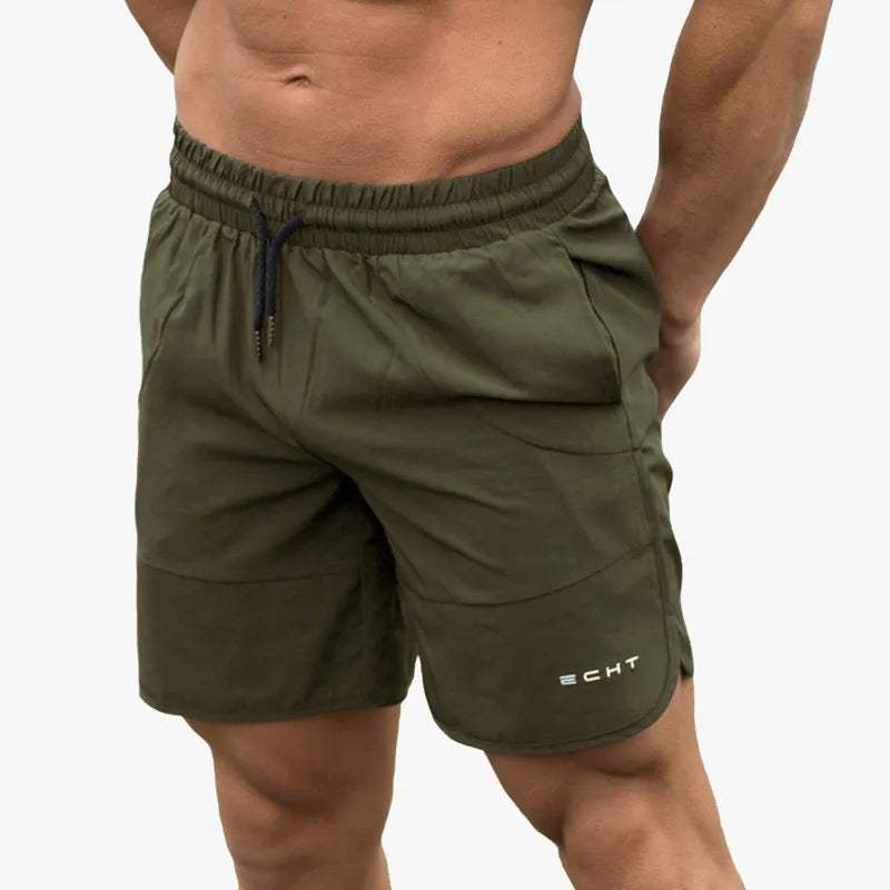 Short de Sport Homme - Taille Élastique avec Cordon - Respirant - Coupe Confortable