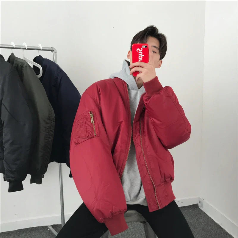 Blouson homme – Coupe décontractée – Tissu déperlant – Poches tactiques zippées
