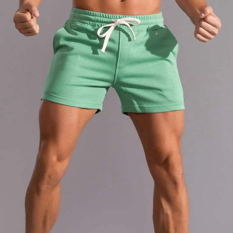 Short de Sport Homme - Taille Élastique avec Cordon - Confortable et Respirant - Poches Pratiques