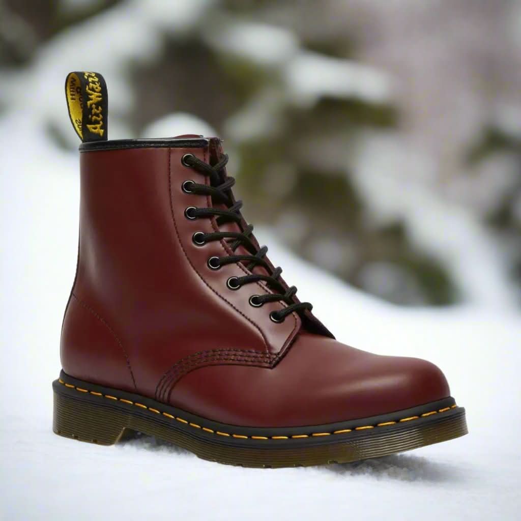 Bottes de Combat en Cuir - Semelle Antidérapante - Lacets Hauts - Confort Durable