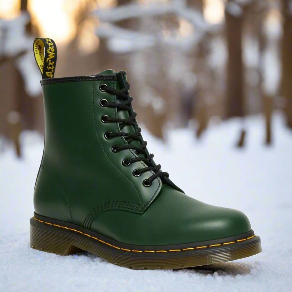 Bottes de Combat en Cuir - Semelle Antidérapante - Lacets Hauts - Confort Durable