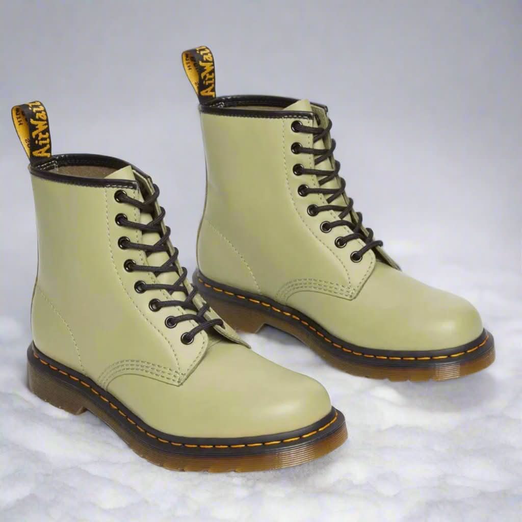 Bottes de Combat en Cuir - Semelle Antidérapante - Lacets Hauts - Confort Durable