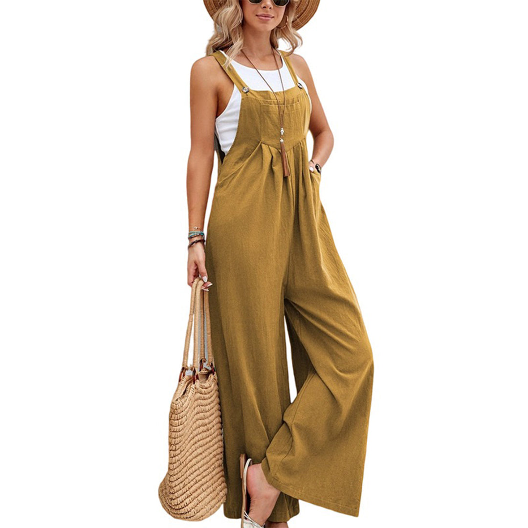 Salopette Femme - Large et Confortable - Bretelles Réglables - Style Décontracté