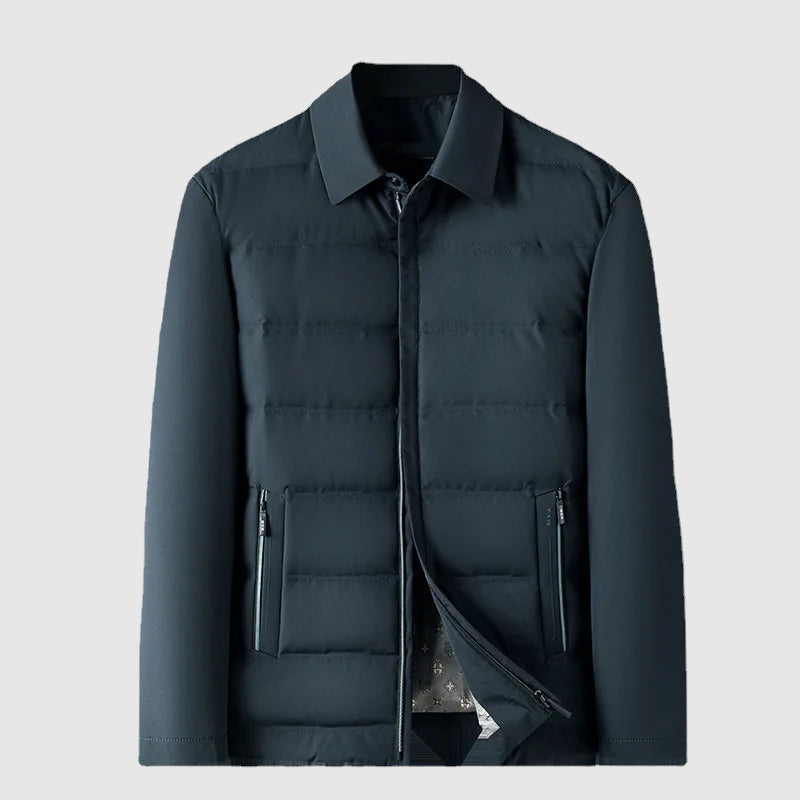 Veste matelassée homme – Coupe ajustée – Déperlante légère – Fermeture zippée