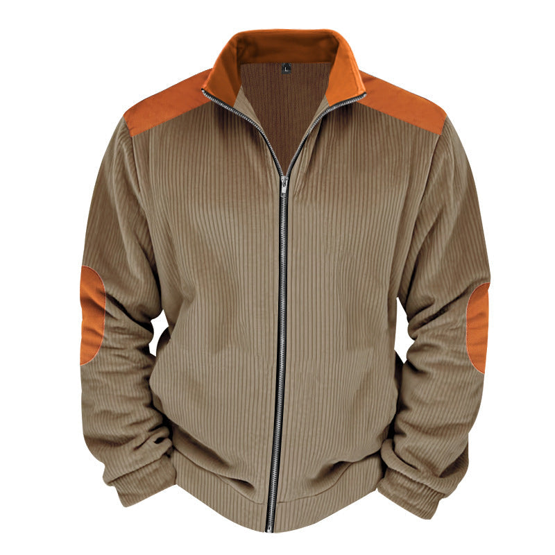 Veste matelassée homme – Coupe droite – Zippée – Style sportif à empiècements contrastés