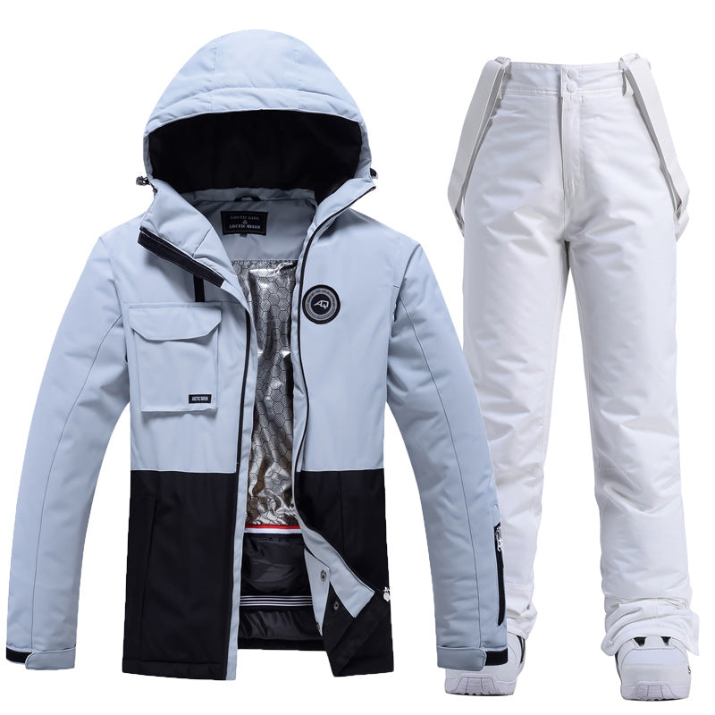 Combinaison de ski femme – Imperméable – Coupe ajustable – Capuche et bretelles amovibles