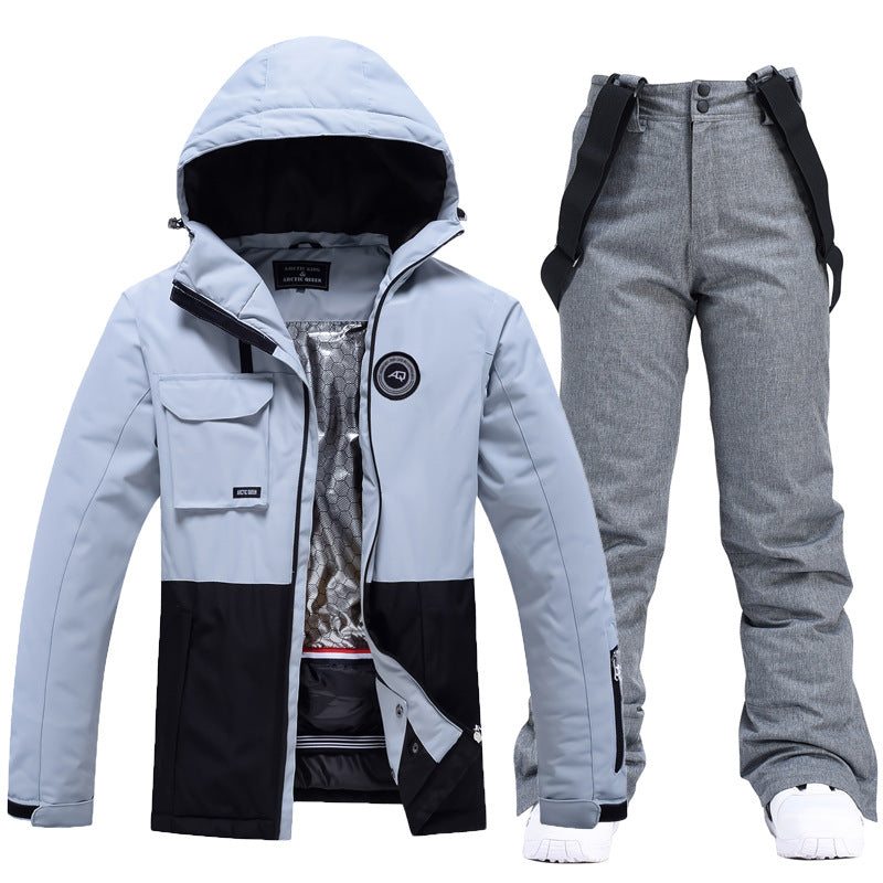 Combinaison de ski femme – Imperméable – Coupe ajustable – Capuche et bretelles amovibles