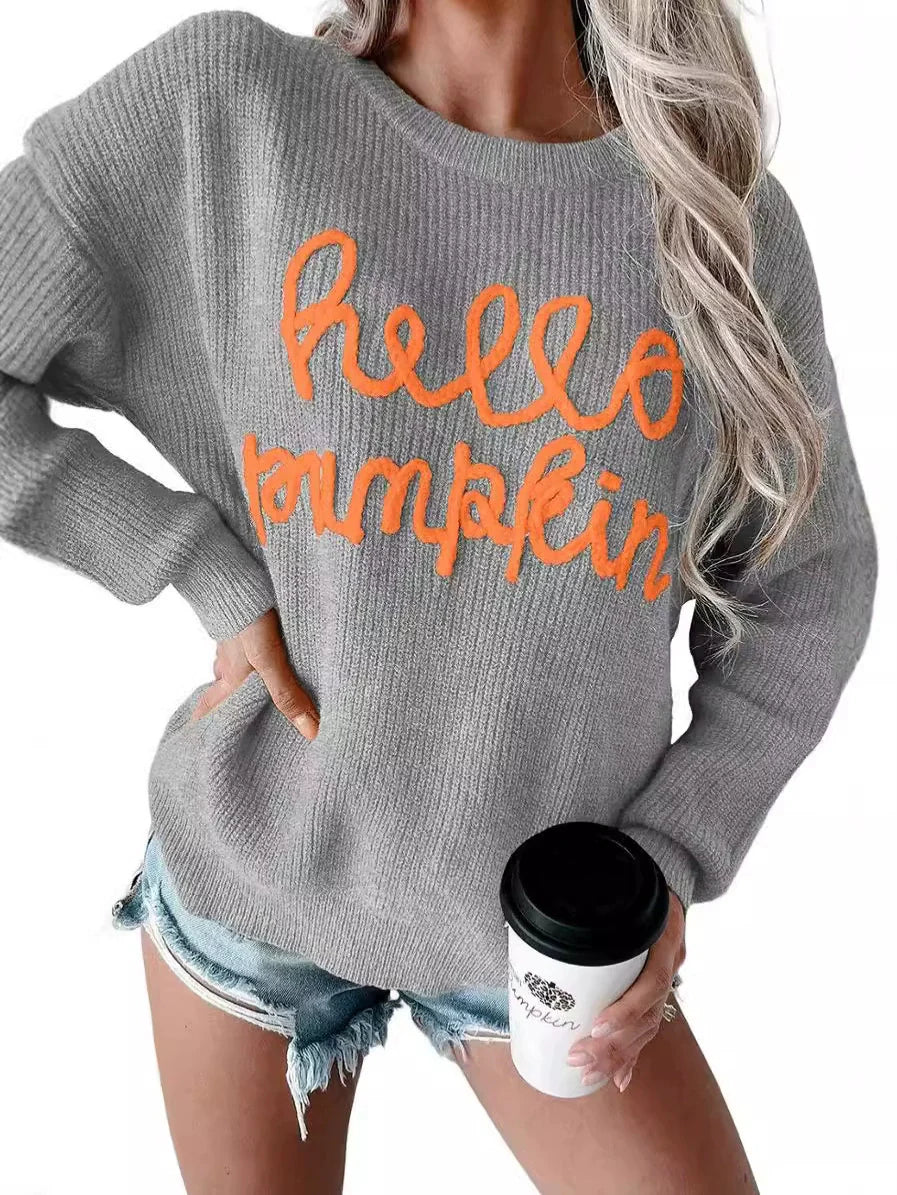 Pull femme – Coupe décontractée – Maille laine – Texture côtelée – Motif crochet