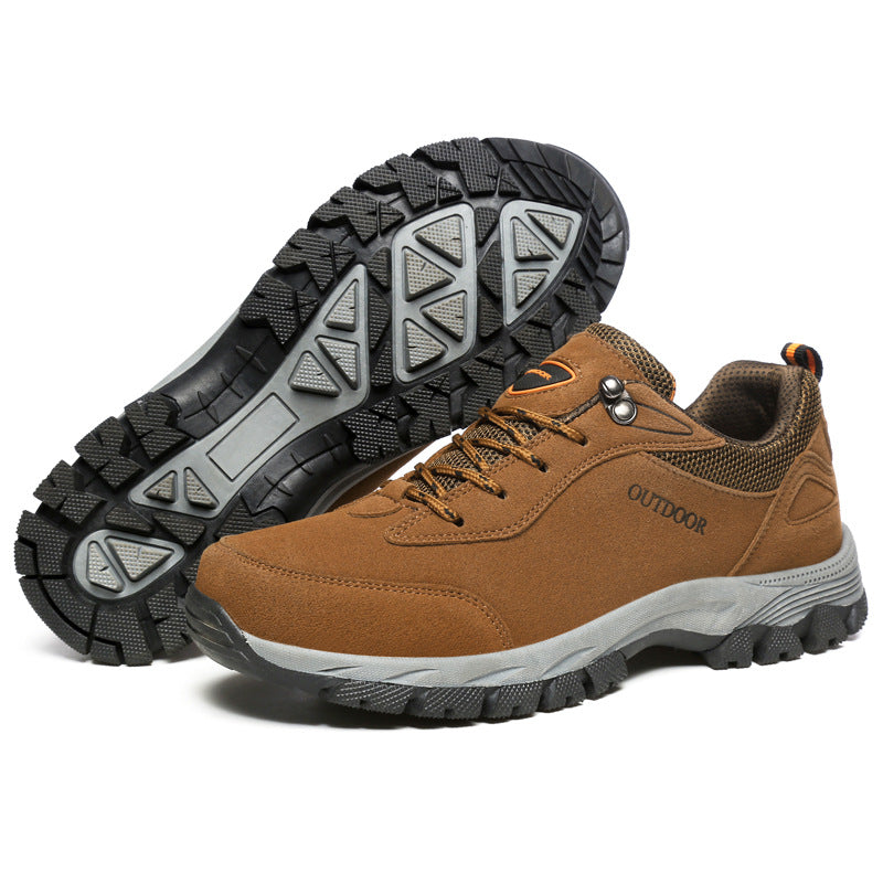 Chaussures de randonnée homme – Maintien renforcé – Semelle crantée – Tissu respirant