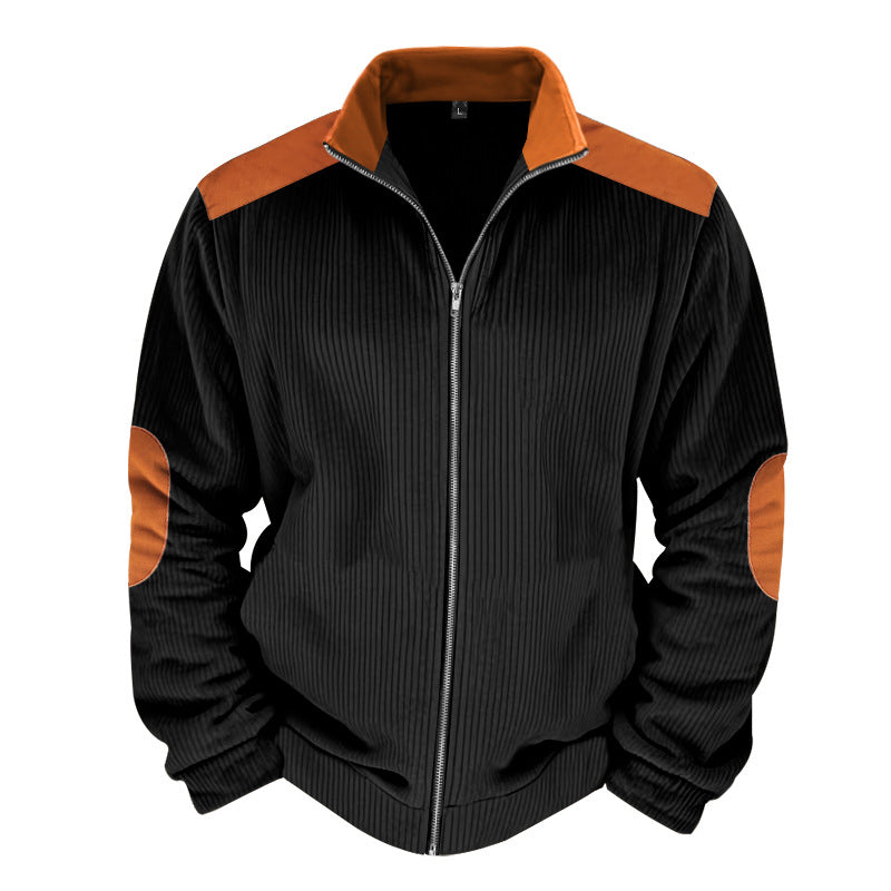 Veste matelassée homme – Coupe droite – Zippée – Style sportif à empiècements contrastés