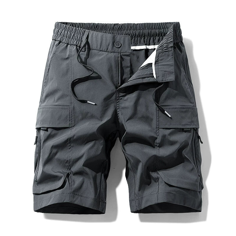 Homme Short - Tissu Tissé - Coupe Décontractée - Longueur Genou - Ceinture Élastique