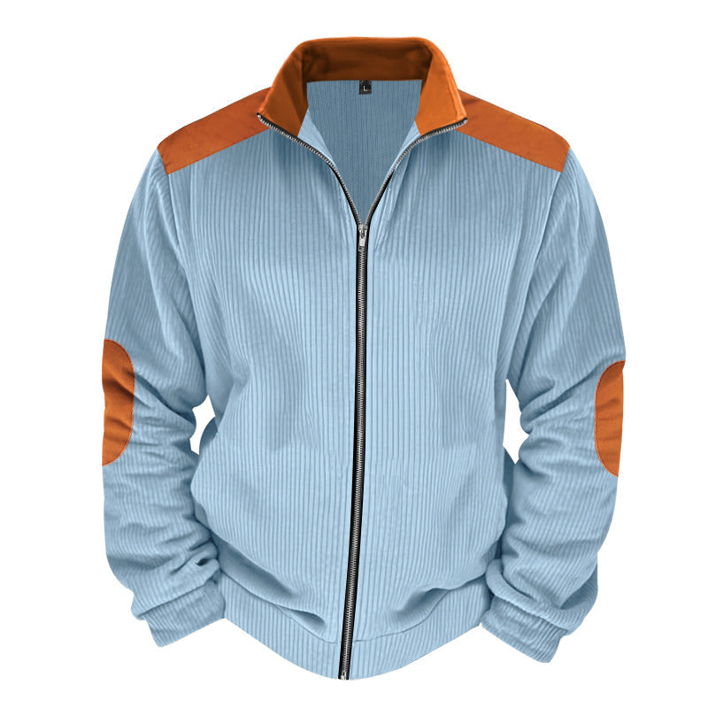 Veste matelassée homme – Coupe droite – Zippée – Style sportif à empiècements contrastés