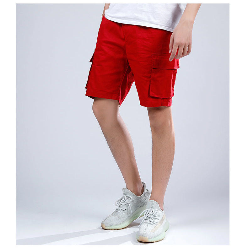 Short cargo homme – Coupe ample – Fibres naturelles – Poches fonctionnelles – Longueur genou
