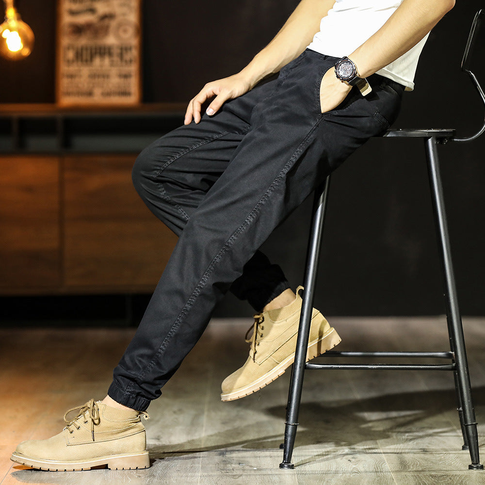 Pantalon Jogger Homme – Coupe Fuselée – Taille Élastique – Ourlets Ajustés – Tissu Respirant