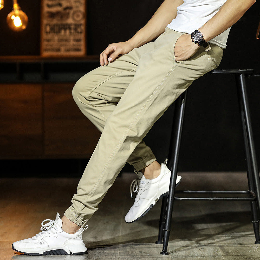 Pantalon Jogger Homme – Coupe Fuselée – Taille Élastique – Ourlets Ajustés – Tissu Respirant