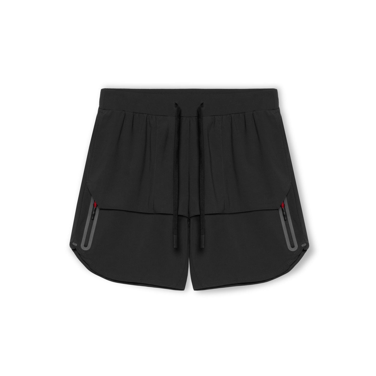 Short de sport homme – Coupe décontractée – Tissu respirant – Poches zippées