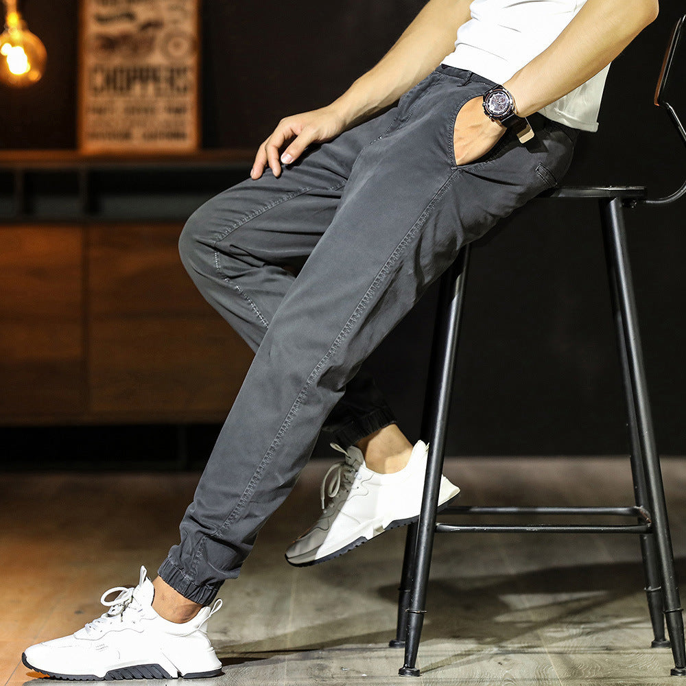 Pantalon Jogger Homme – Coupe Fuselée – Taille Élastique – Ourlets Ajustés – Tissu Respirant