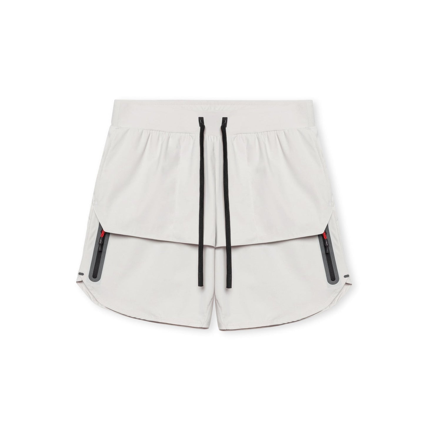 Short de sport homme – Coupe décontractée – Tissu respirant – Poches zippées
