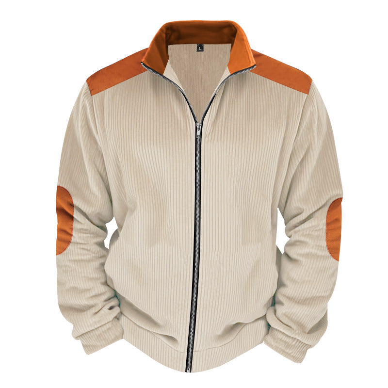 Veste matelassée homme – Coupe droite – Zippée – Style sportif à empiècements contrastés