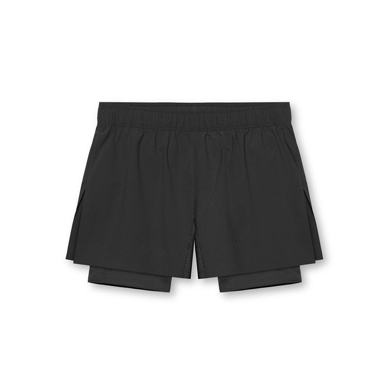 Short de sport homme – Coupe décontractée – Doublure compression – Tissu respirant